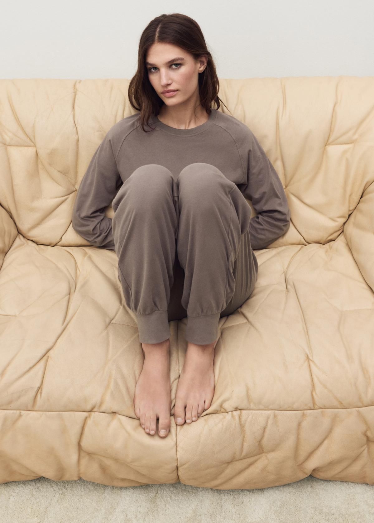 망고 소프트 코튼 테크니컬 조거 팬츠 17061525 CAFE - 상세 이미지 5