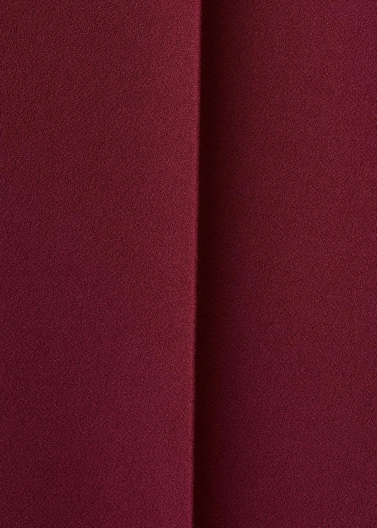 망고 버건디 테일러드 와이드 슬랙스 팬츠 17064789 BURDEOS - 상세 이미지 5