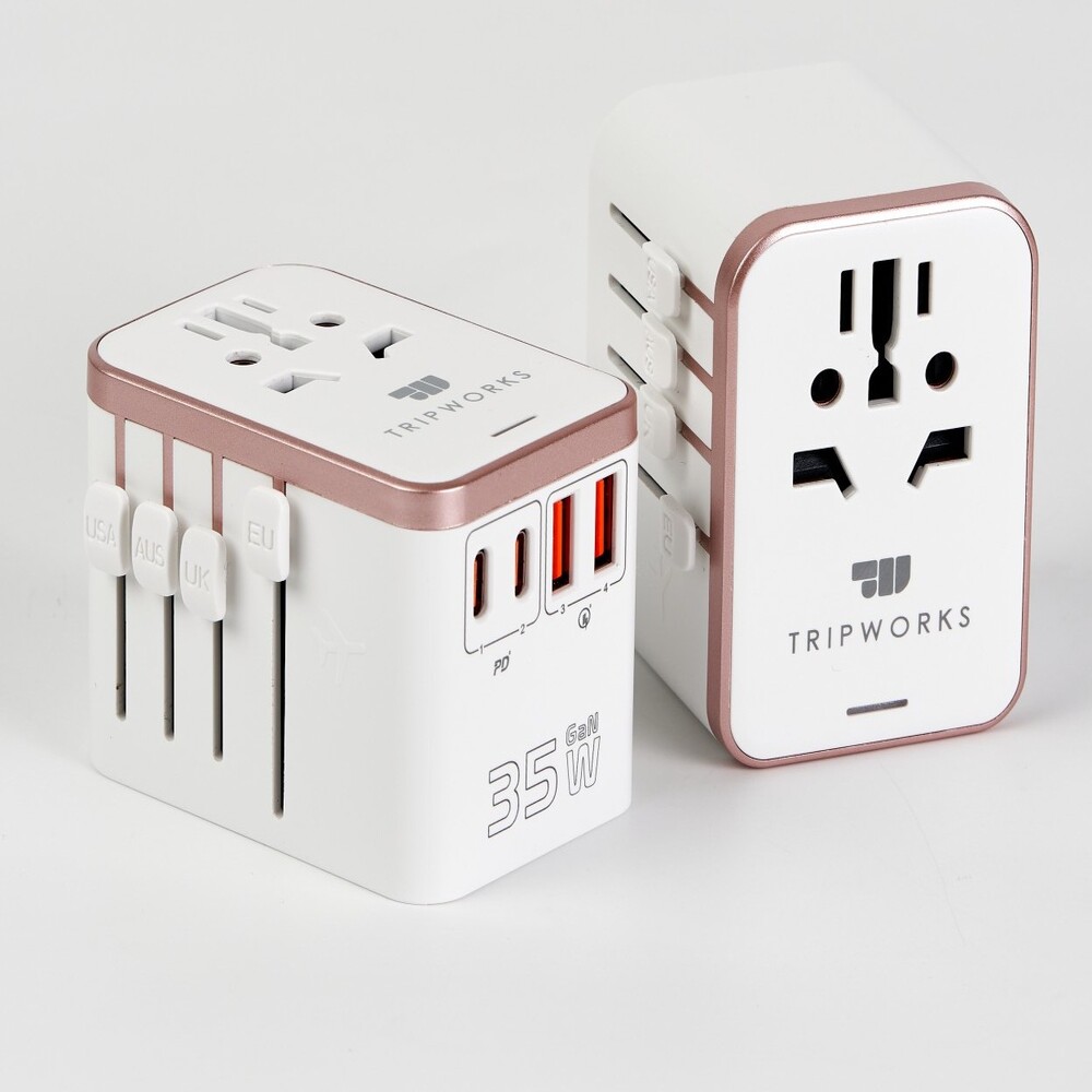 여행용 멀티어댑터 해외 PD 35W C타입 초고속충전 USB 4포트 트립웍스 - 상세 이미지 2