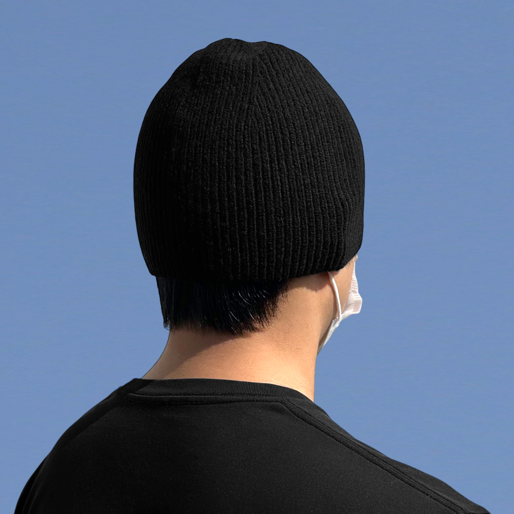 64cm 울 80% 빅사이즈 플랫 비니 대두 큰 모자 니트 남자 여자 겨울 무지 골지