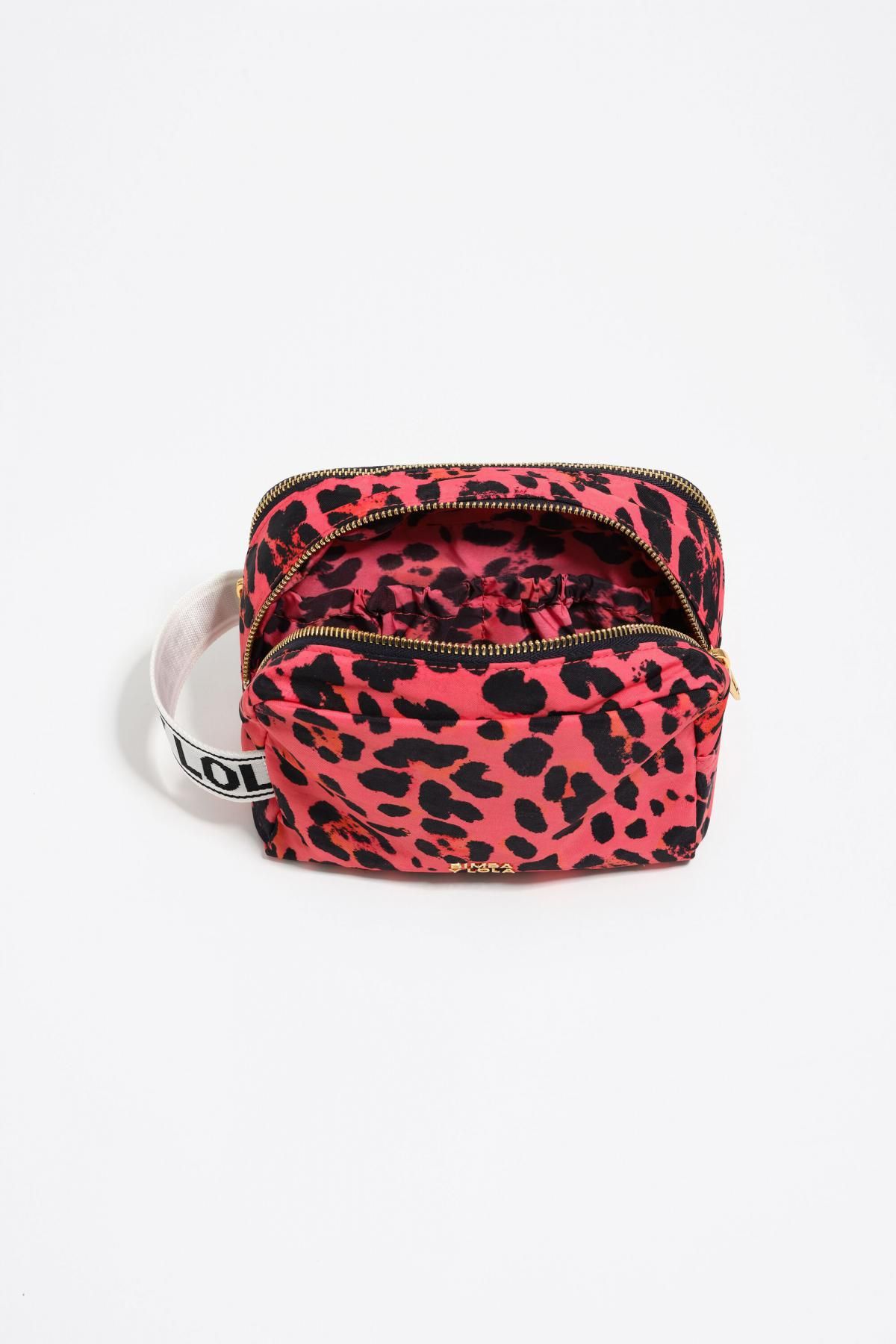 빔바이롤라 레오파드 일렉트릭핑크 나일론 멀티 코스메틱 파우치 252BBK457.11340 LEOPARD ELECTRIC PINK - 상세 이미지 3