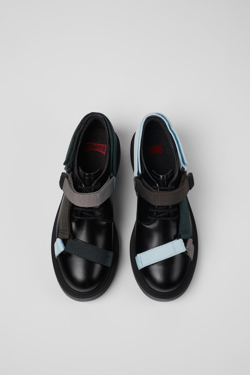 캠퍼 멀티컬러 레더 스트랩 슈즈 Twins K201686-002 MULTICOLOR - 상세 이미지 4