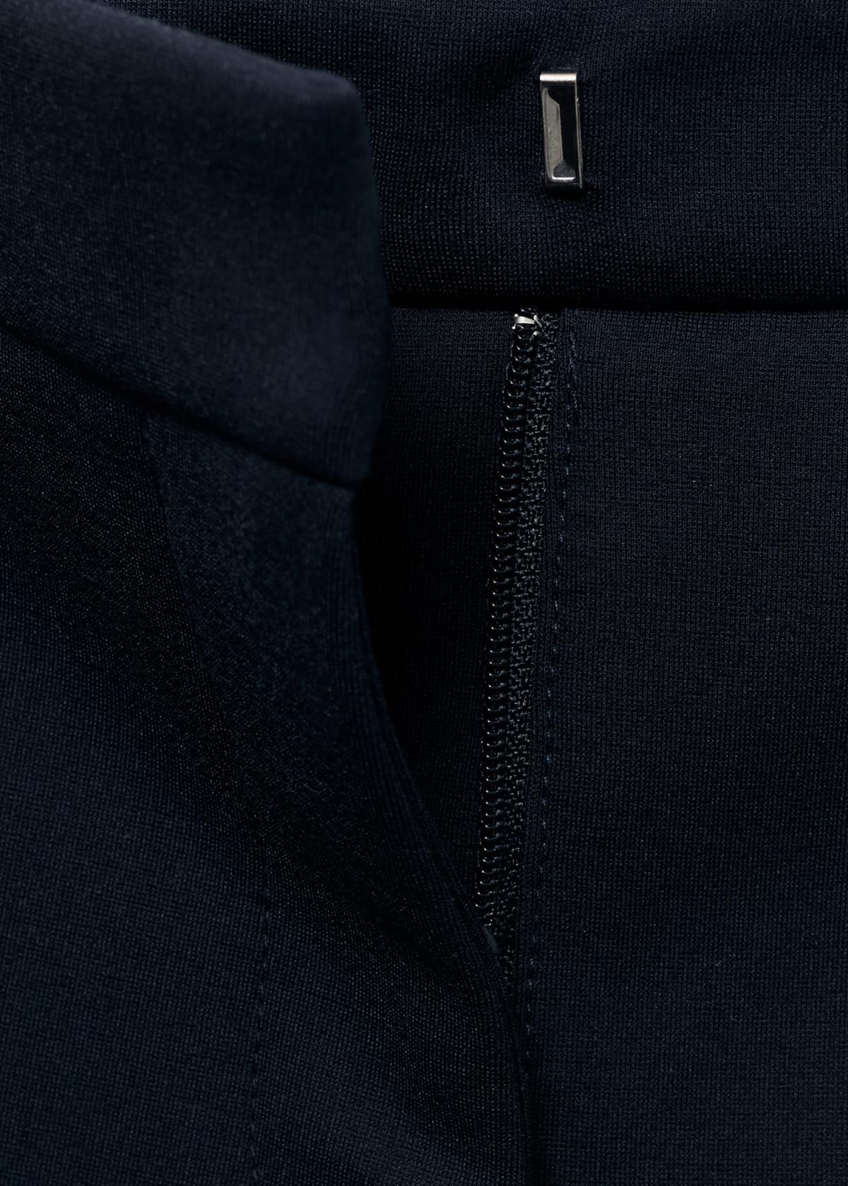 망고 테일러드 슬림핏 미드웨이스트 슬랙스 팬츠 17045807 AZUL MARINO OSCURO - 상세 이미지 5