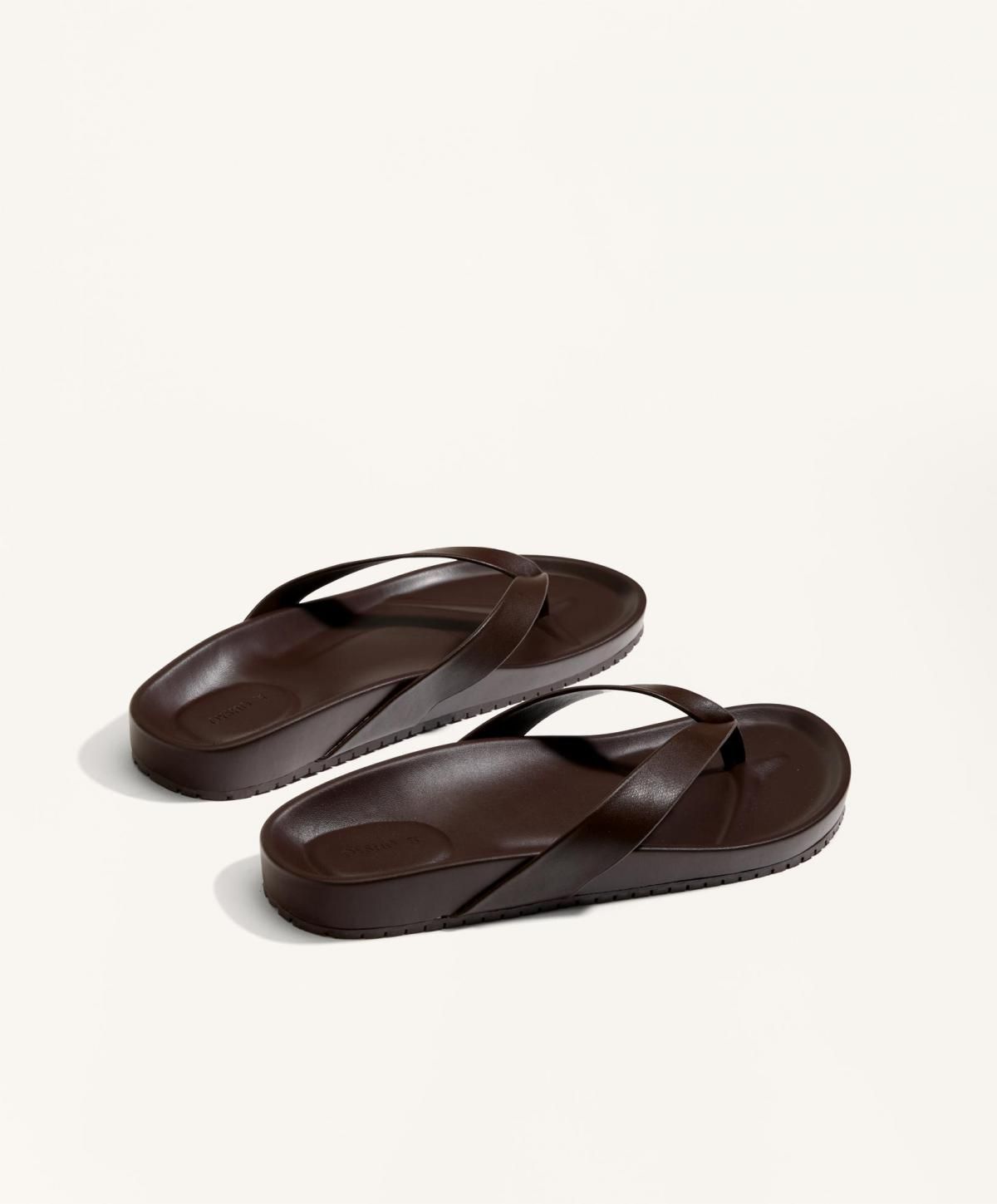 오이쇼 에르고노믹 스트랩 플랫 샌들 1201/680 BROWN - 상세 이미지 4