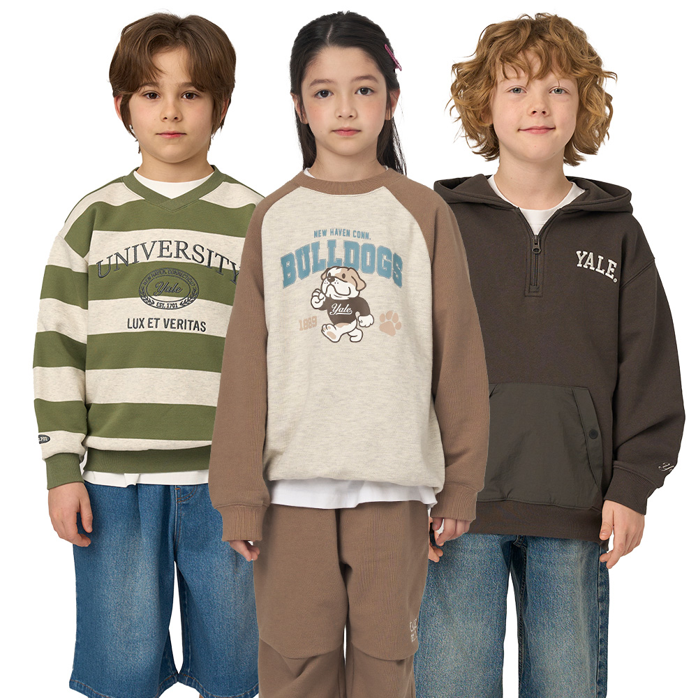 예일키즈 초겨울 가을 특가 맨투맨 후드 티셔츠 주니어 - 상품 이미지