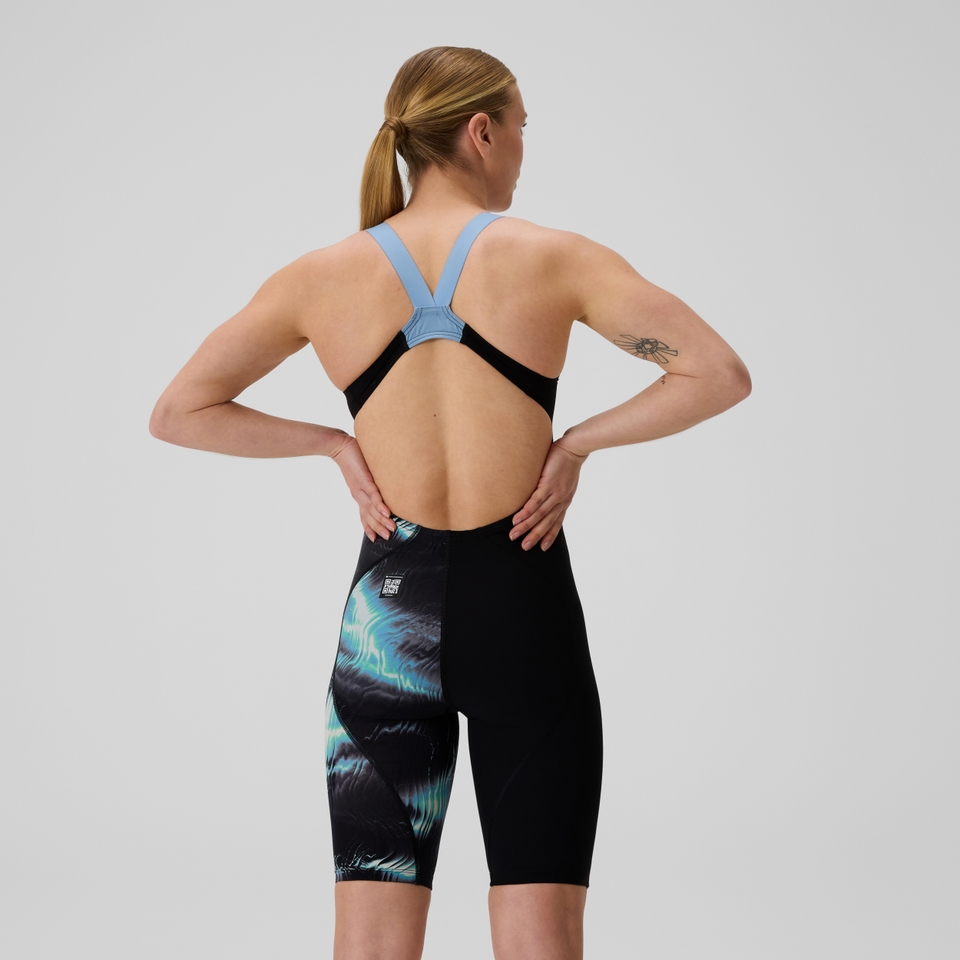 스피도 Fastskin LZR Pro 2.0 Kneeskin Black/Gray - 상세 이미지 2