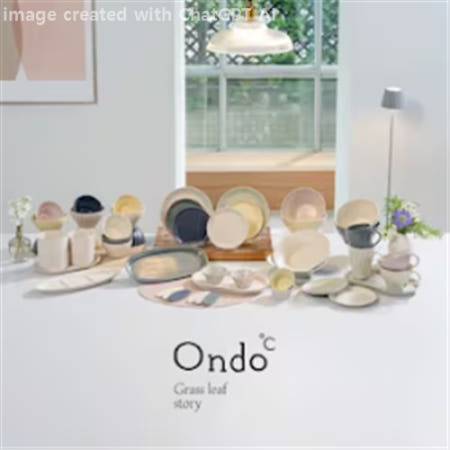 [GS SHOP]Ondo 온도 풀잎이야기 6인조 47p 디너세트