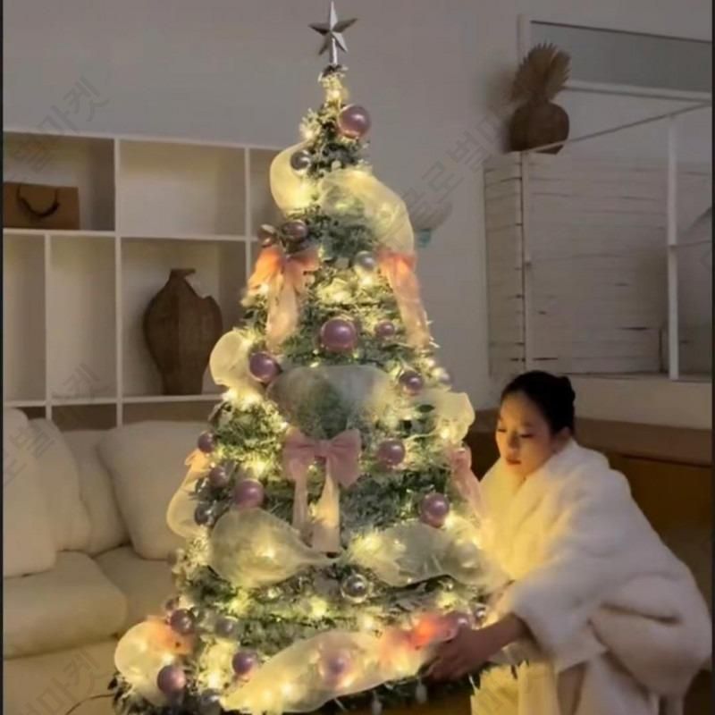 원터치 접이식 크리스마스 트리 2025 홈파티 장식 - 상세 이미지 2