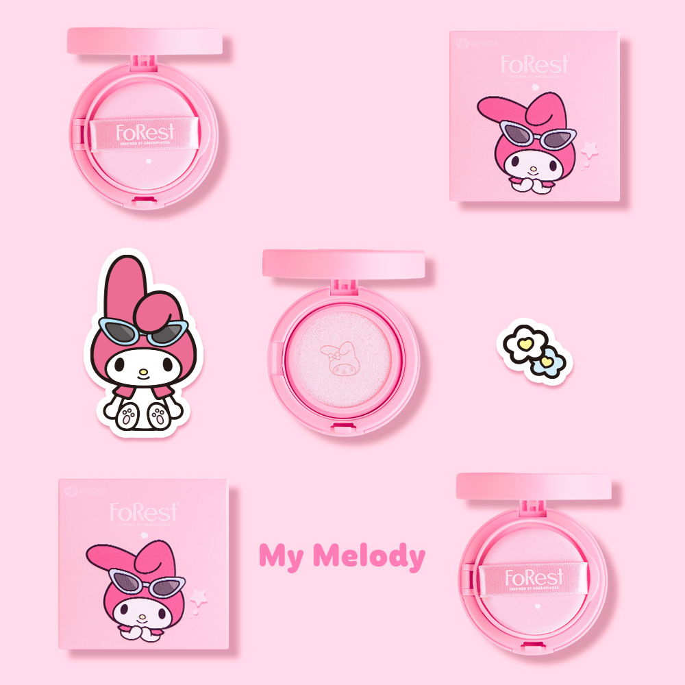 포레스트 선쿠션 마이멜로디 에디션 13g SPF50+ (마이멜로디 스티커 증정) / 유아, 키즈, 어린이 - 상세 이미지 3
