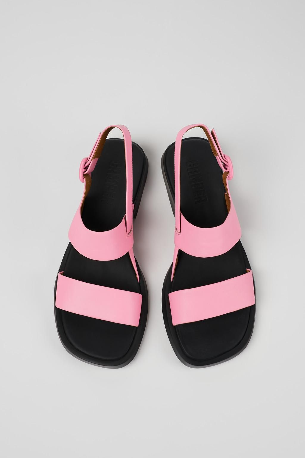 캠퍼 핑크 레더 스트랩 샌들 Dana K201486-008 PINK - 상세 이미지 4