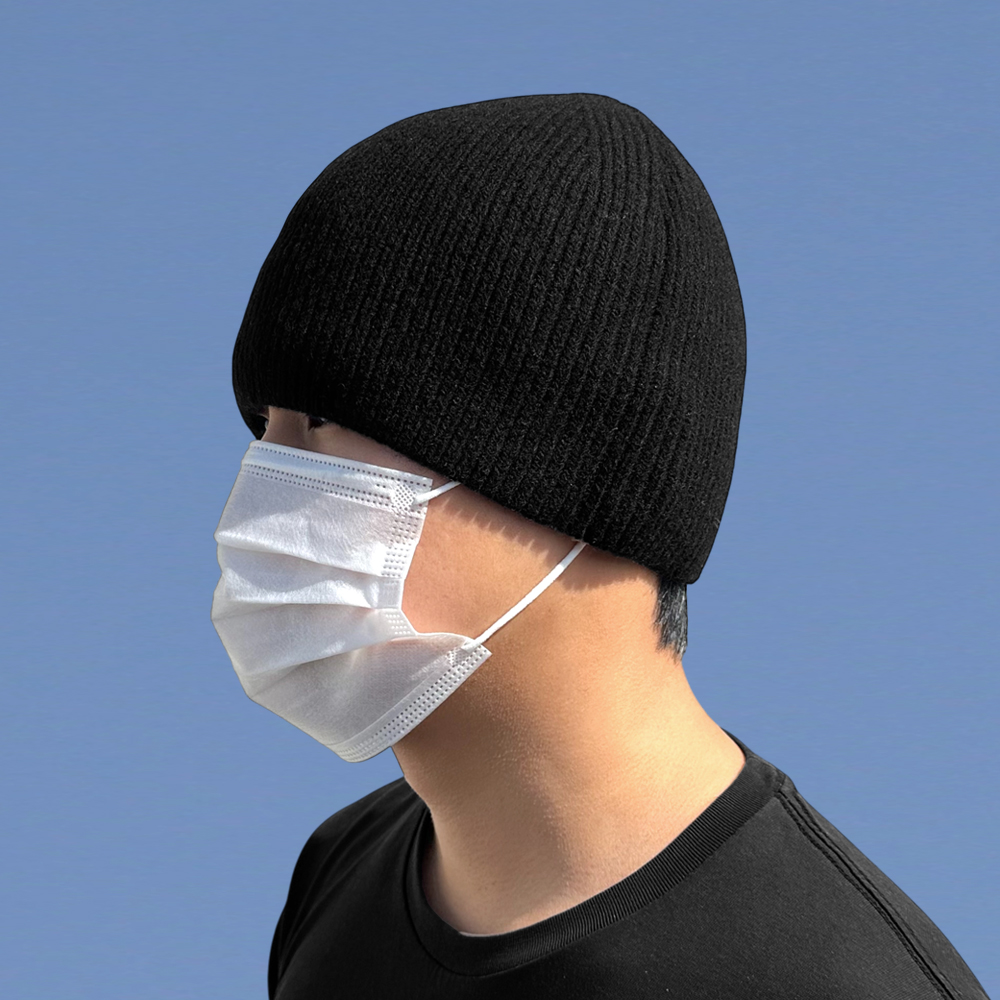 64cm 울 80% 빅사이즈 플랫 비니 대두 큰 모자 니트 남자 여자 겨울 무지 골지