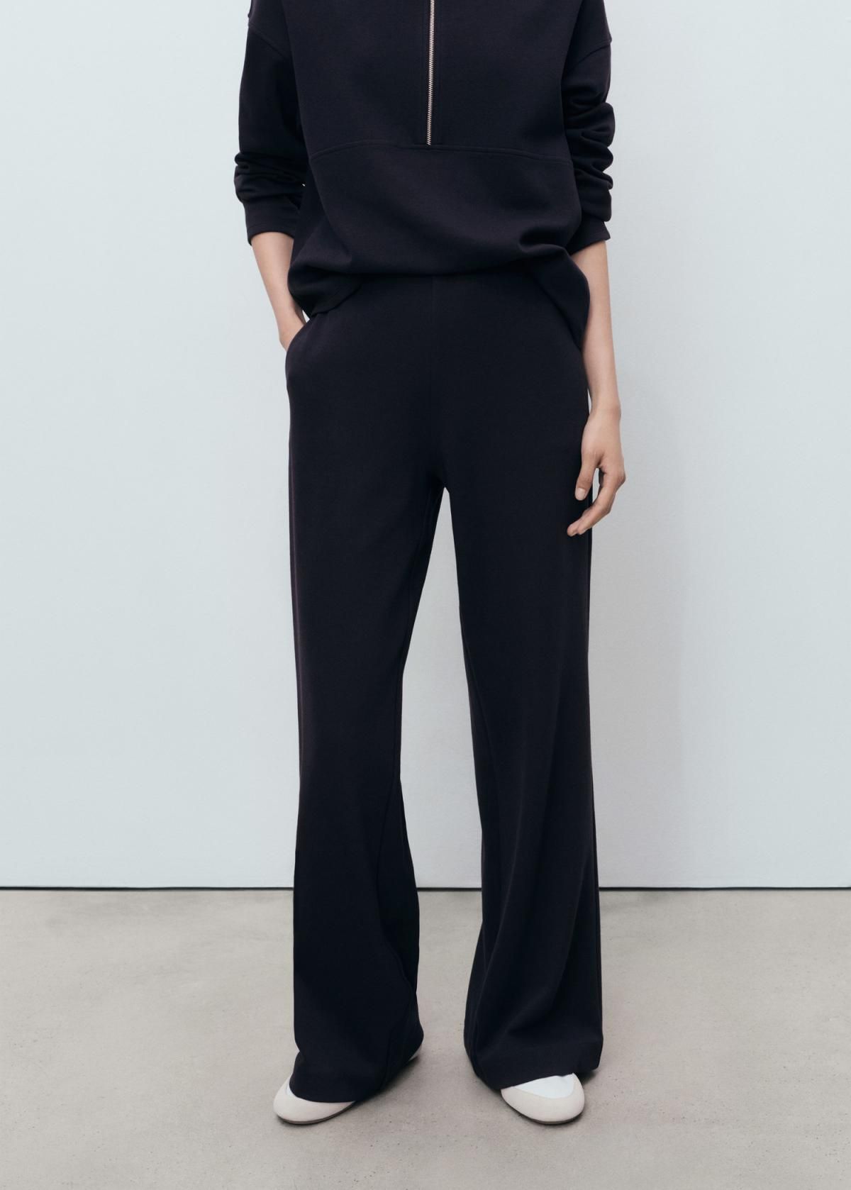 망고 베이직 코튼 조거 팬츠 17065167 AZUL MARINO - 상품 이미지