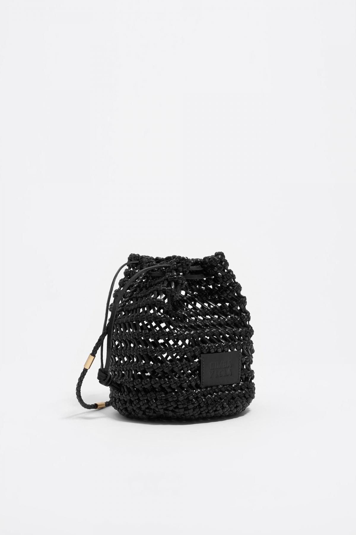 빔바이롤라 브레이드 레더 미니 버킷백 블랙 251BBFJ4C.21000 BLACK - 메인 이미지