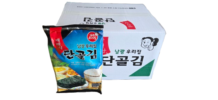 남광식품 단골김 우리집 조미 전장김 맛있는 진맛김 명품김 시골 재래김 30g 20장 박스 - 상세 이미지 2