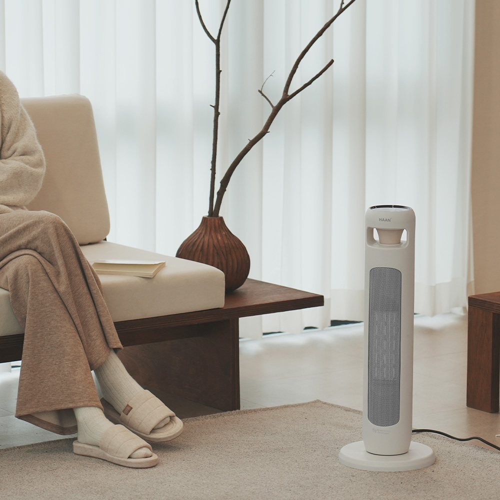 한경희 온풍기 그래핀 PTC히터 가정용 사무실 무드등 온풍기 HA-25200FH 제품 이미지