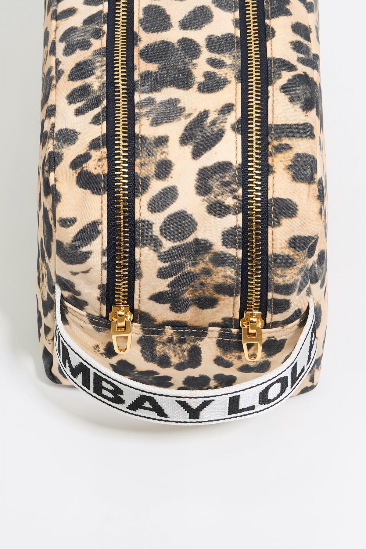 빔바이롤라 레오파드 패턴 나일론 라지 코스메틱 파우치 251BBK459.11201 LEOPARD NATURAL - 상세 이미지 2