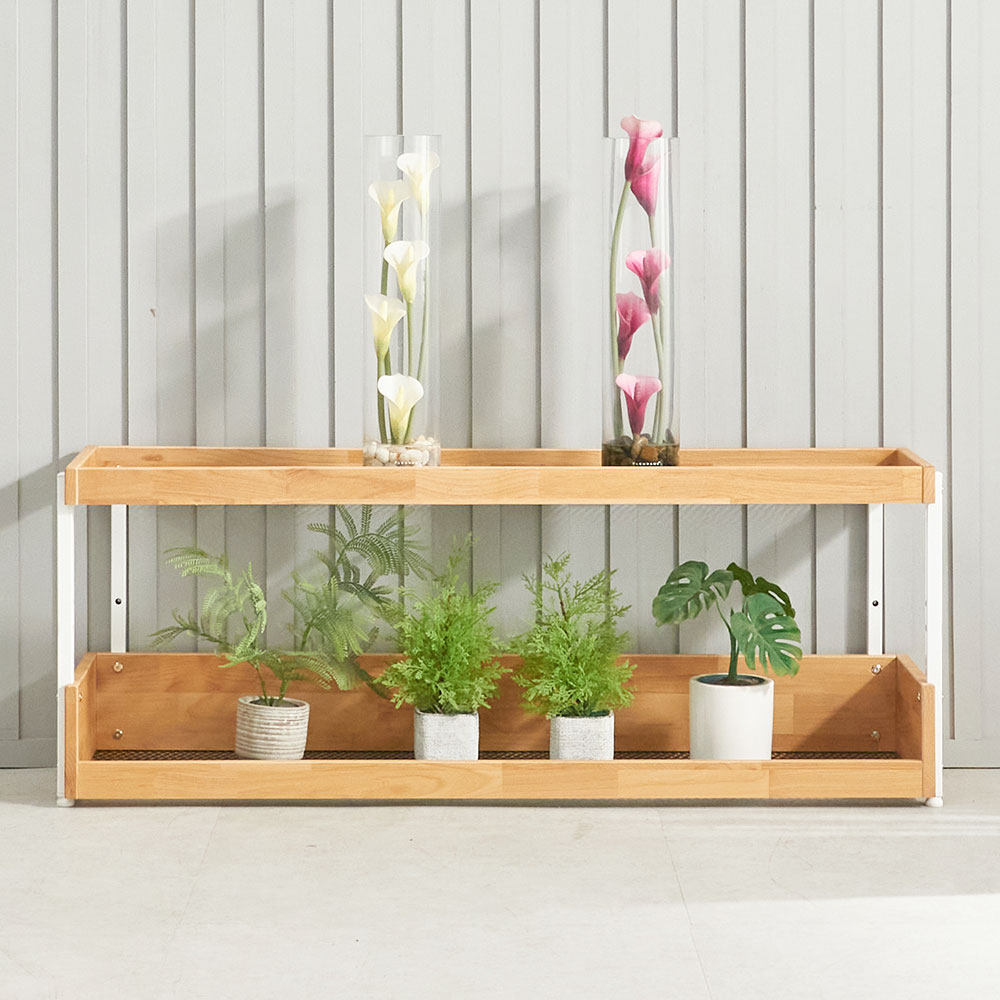 콜미 철제 책장 코너 수납 3단 거실 DIY 원목 서재 인테리어 조립식