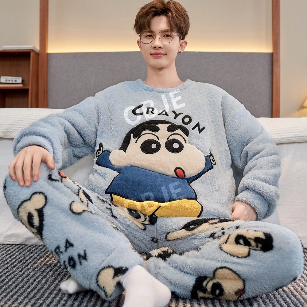 오브제 산호 융털 이지웨어 상하세트 파자마 겨울 잠옷 홈웨어 이미지 7