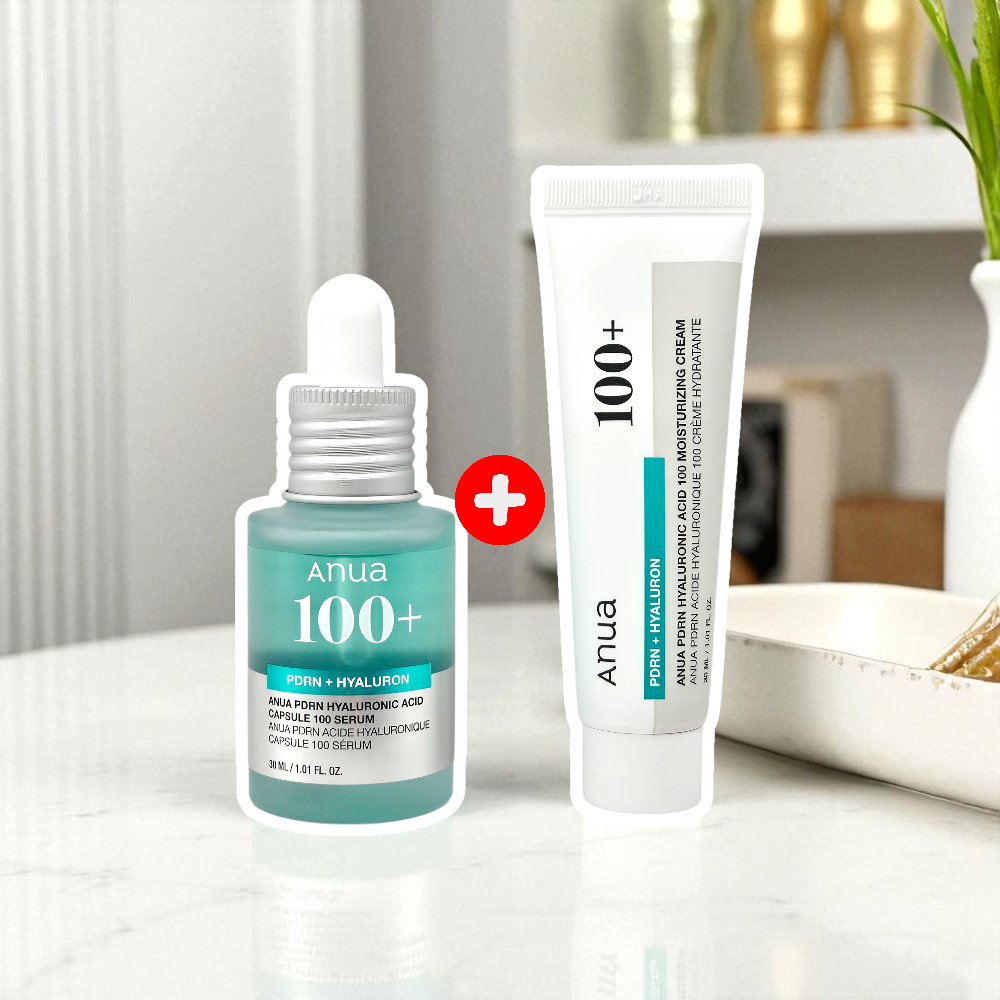 아누아 피디알엔 히알루론산 캡슐 100 세럼 30ml+크림 30ml 제품 이미지