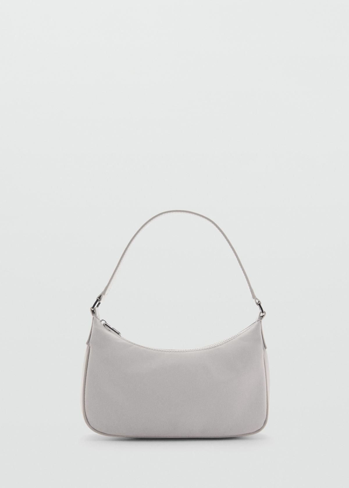 망고 테크니컬 나일론 미니 숄더백 87043278 GRIS CLARO/PASTEL - 메인 이미지