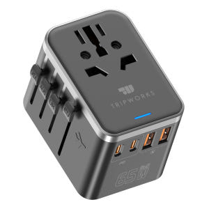 트립웍스 여행용 멀티어댑터 해외 PD 65W C타입 초고속충전 USB 4... 실사용 후기 | 효과 있을까? - 상품 이미지 1