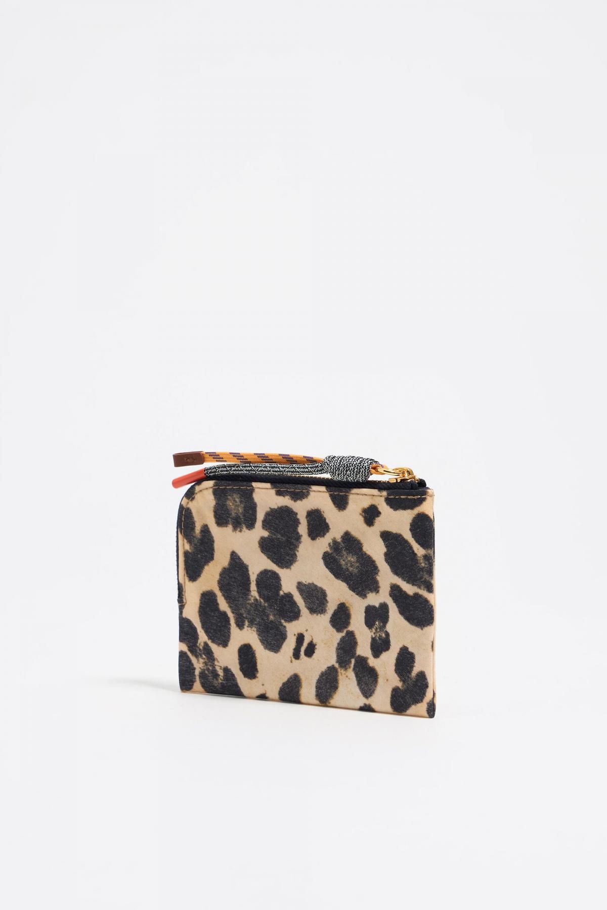 빔바이롤라 레오파드 프린트 나일론 미니 코인 지갑 251BBK135.11201 LEOPARD NATURAL - 상세 이미지 4