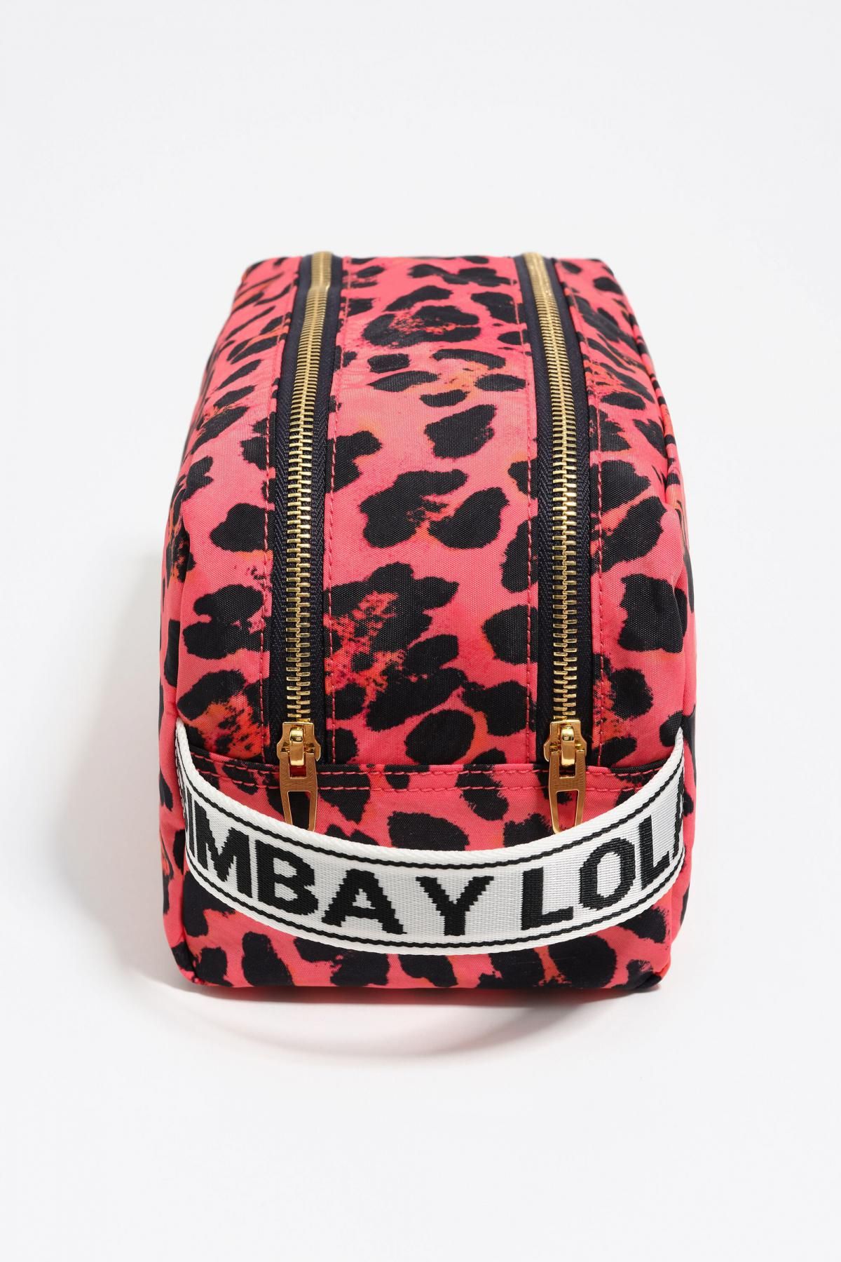 빔바이롤라 레오파드 일렉트릭핑크 나일론 더블 코스메틱 파우치 252BBK459.11340 LEOPARD ELECTRIC PINK - 상세 이미지 2