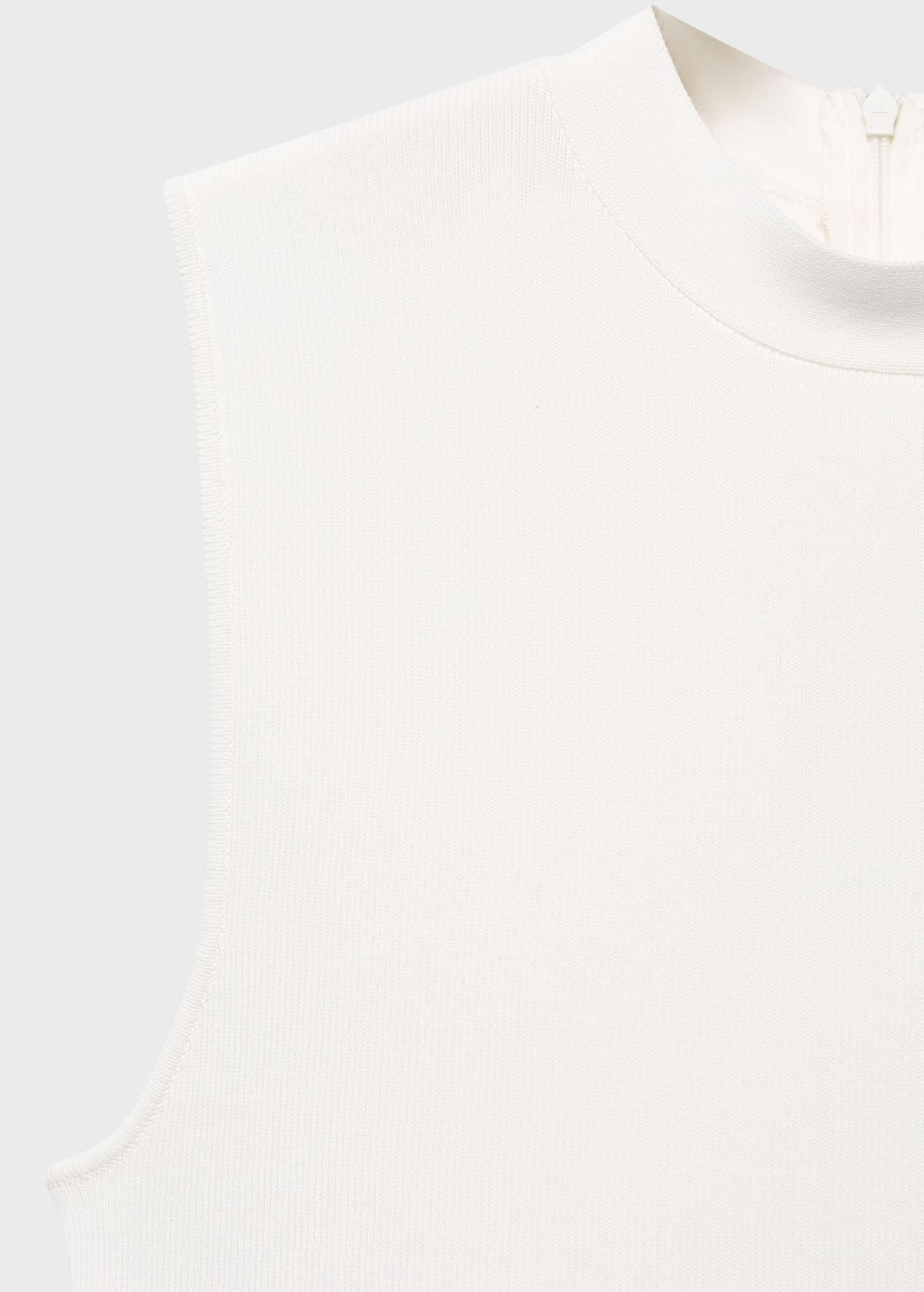 망고 테크니컬 벨트 롱 점프수트 화이트 17075786 BLANCO ROTO 이미지 7