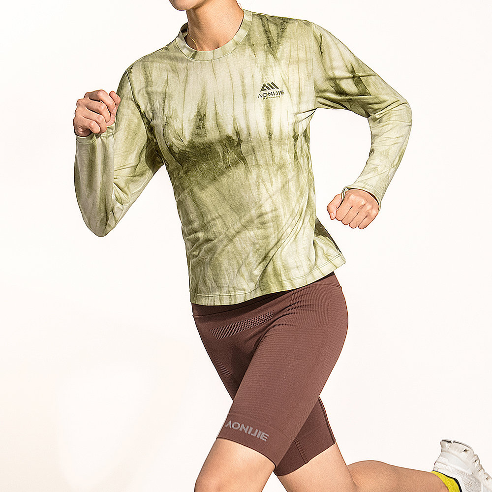 오니지 러닝 긴팔티 롱슬리브 타이다이 남녀공용 UT53 - 상세 이미지 2