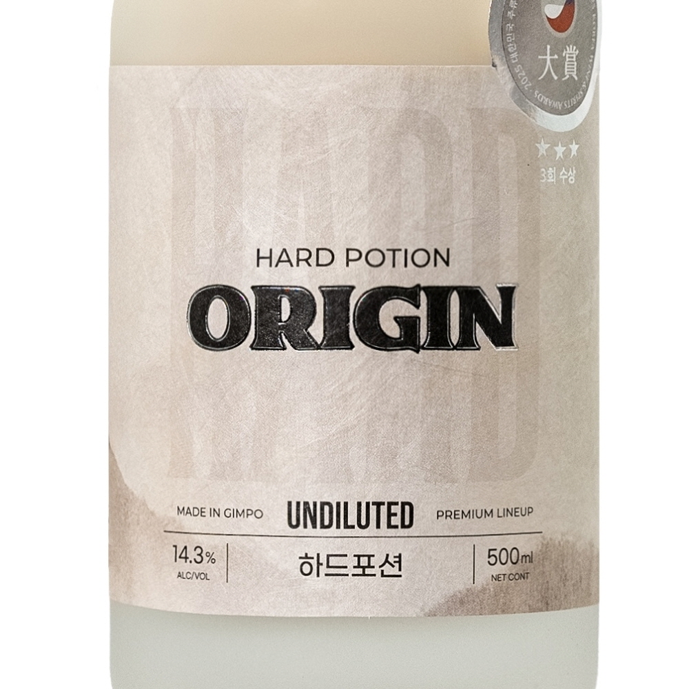 하드포션 막걸리 14.3도 500ml 김포금쌀 프리미엄 탁주 팔팔막걸리 양조장 - 상세 이미지 2