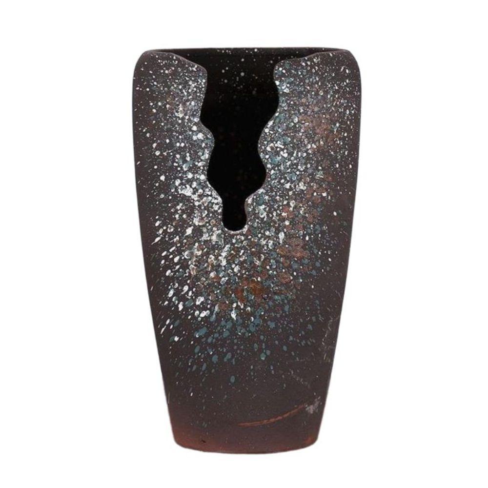 대형 도자기 항아리 빈티지 긴 화분 분갈이 입구 13cm 높이 40cm - 상세 이미지 3