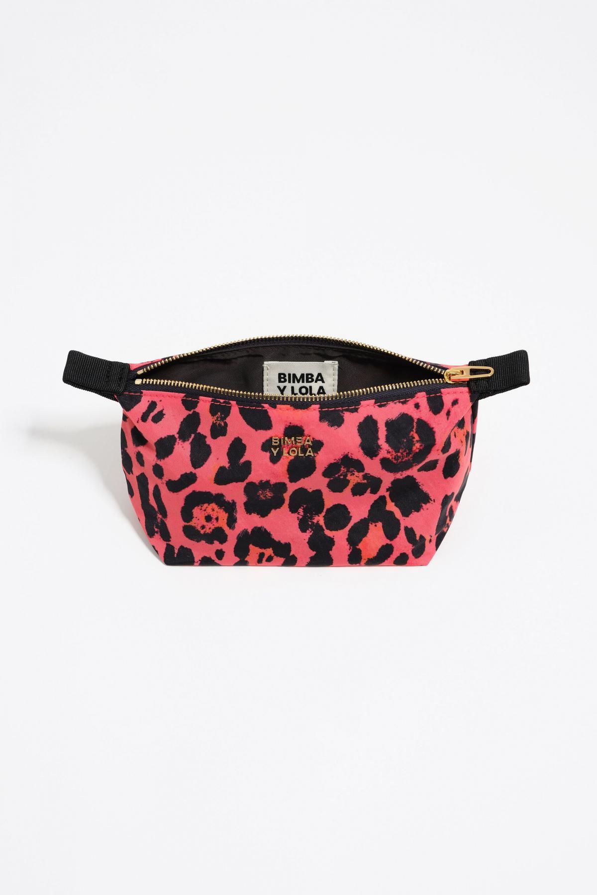 빔바이롤라 트렌디 레오파드 일렉트릭핑크 나일론 코스메틱 파우치 252BBK413.11340 LEOPARD ELECTRIC PINK - 상세 이미지 3