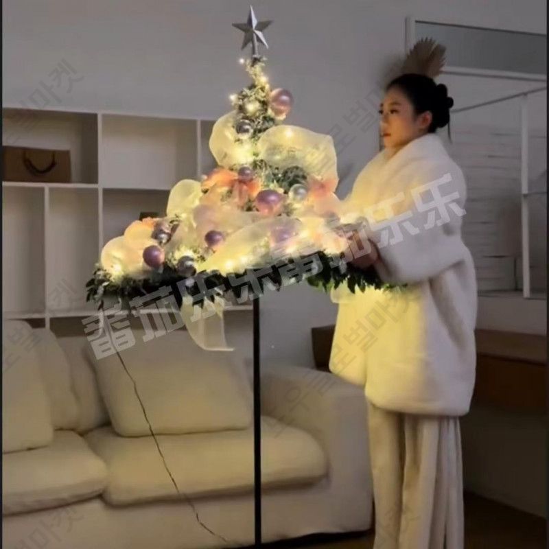 원터치 접이식 크리스마스 트리 2025 홈파티 장식 - 상품 이미지