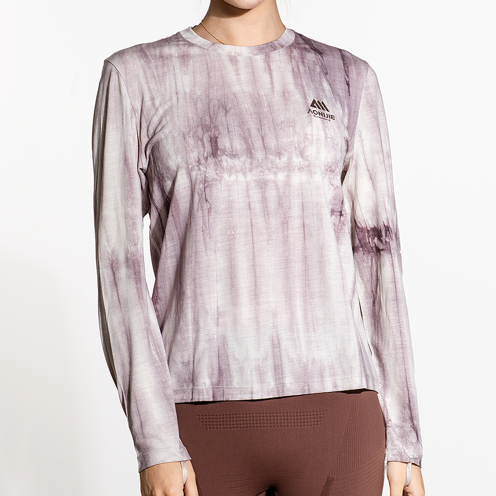 오니지 러닝 긴팔티 롱슬리브 타이다이 남녀공용 UT53 - 상세 이미지 5