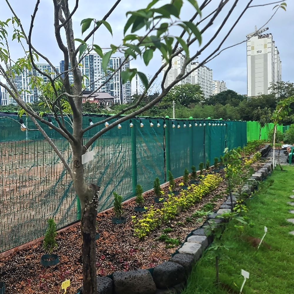 테라스 가림막 펜스 베란다 옥상 울타리 난간 전원주택 담장 가리개 1.2m x 3.6m