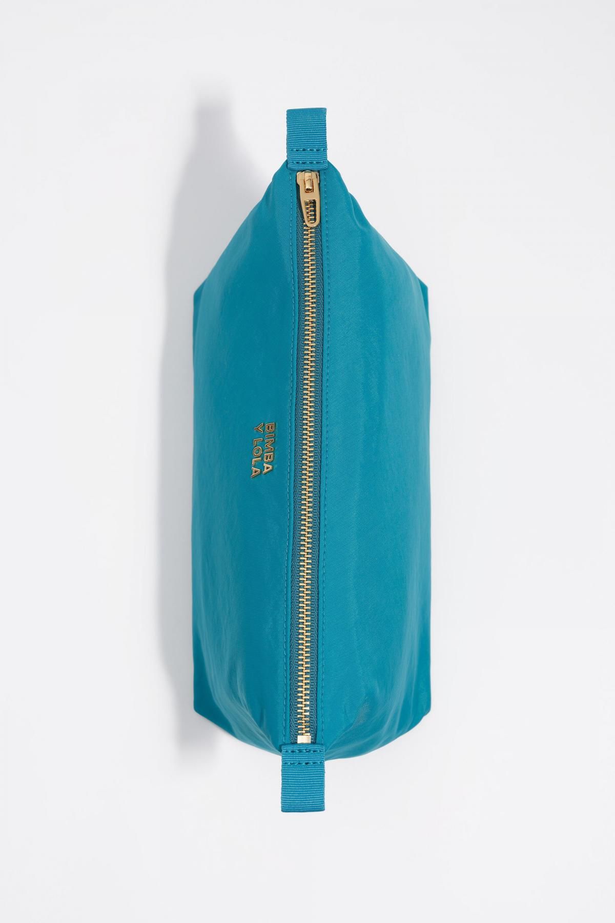 빔바이롤라 라지 라군 블루 나일론 트라페지오 코스메틱 파우치 252BBI417.11454 LAGOON BLUE - 상세 이미지 4