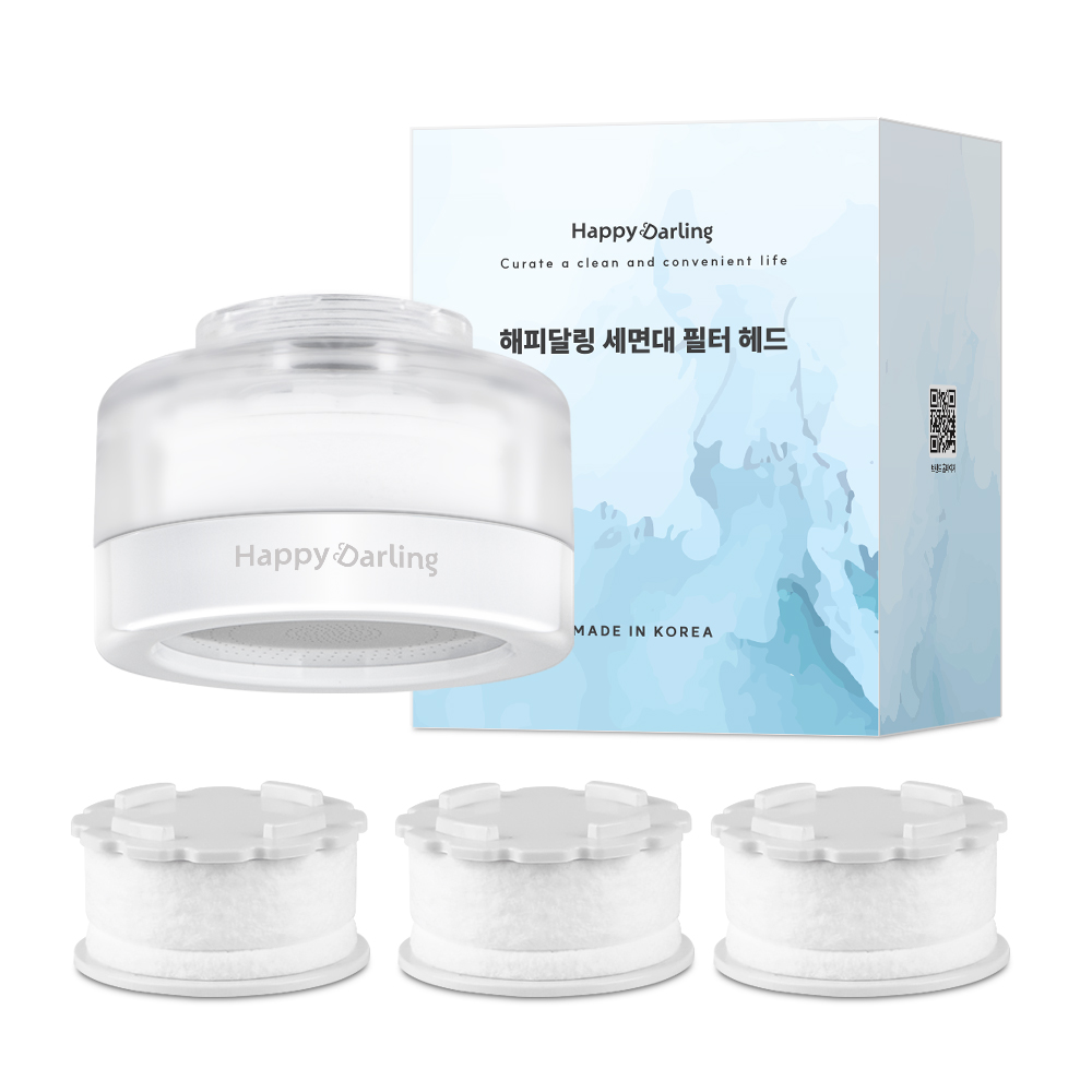 해피달링 세면대 수도꼭지 수전 원홀 욕실 워터탭 필터 교체