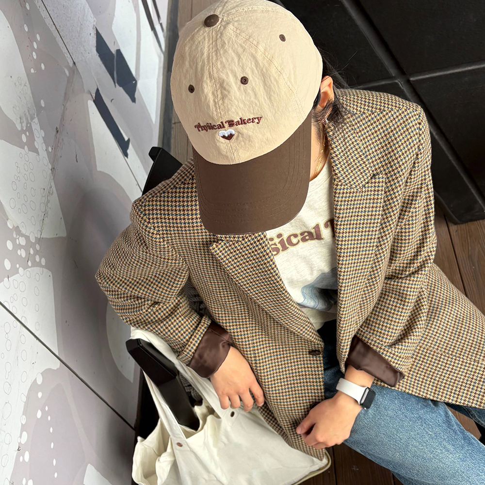 [밤 과수원 에디션] 피지컬베이커리 가을 밤팔티 햇밤 고양이 오버핏 반팔 빈티지 티 슬래커코어 오트밀, L 이미지 8