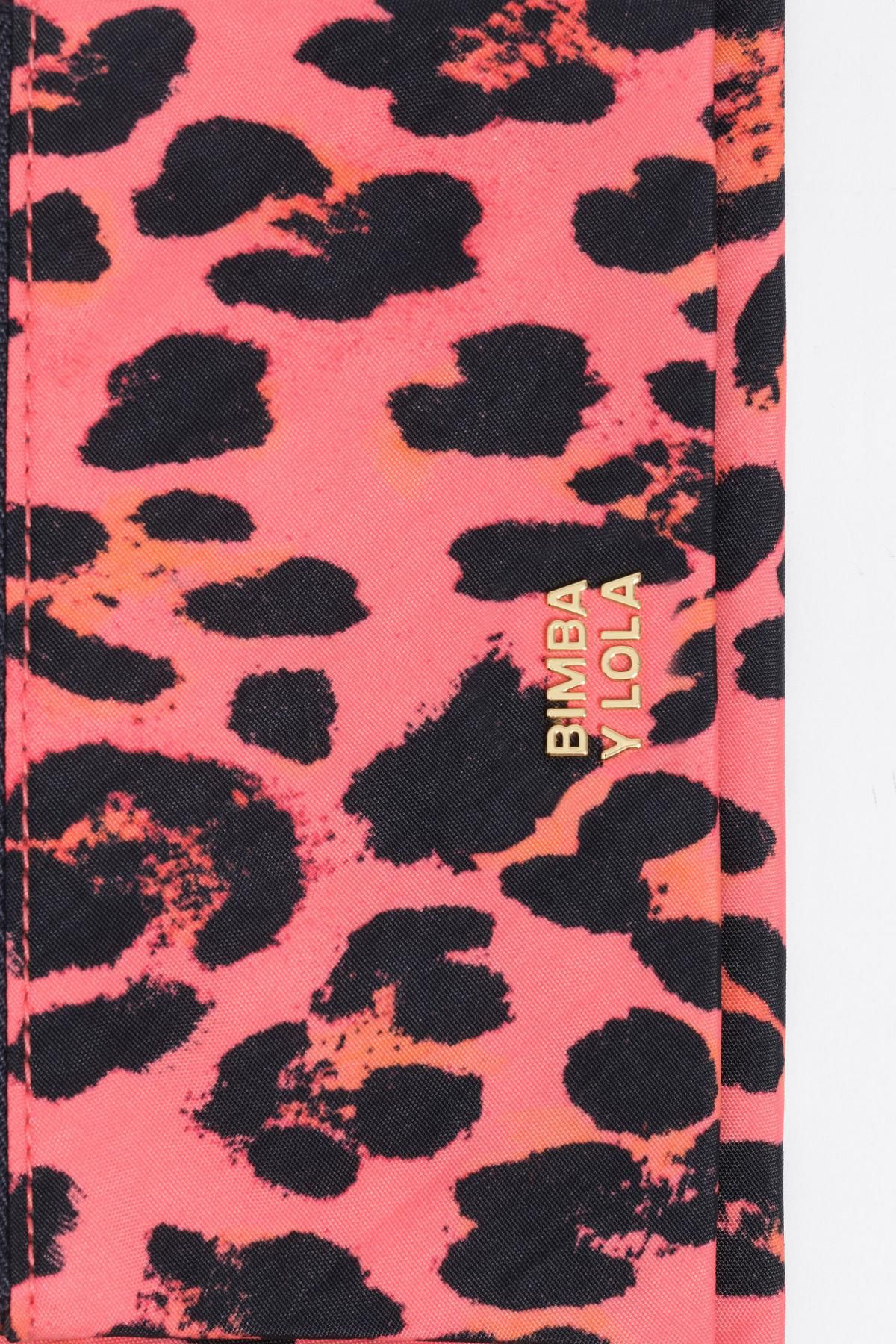 빔바이롤라 레오파드 패턴 일렉트릭 핑크 나일론 포켓 파우치 252BBK205.11340 LEOPARD ELECTRIC PINK - 상세 이미지 2
