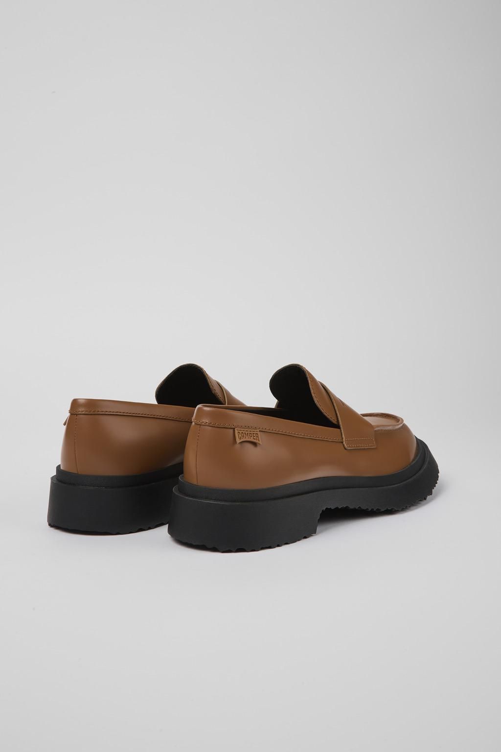 캠퍼 브라운 레더 컴포트 여성 로퍼 Walden K201116-023 BROWN - 상세 이미지 3