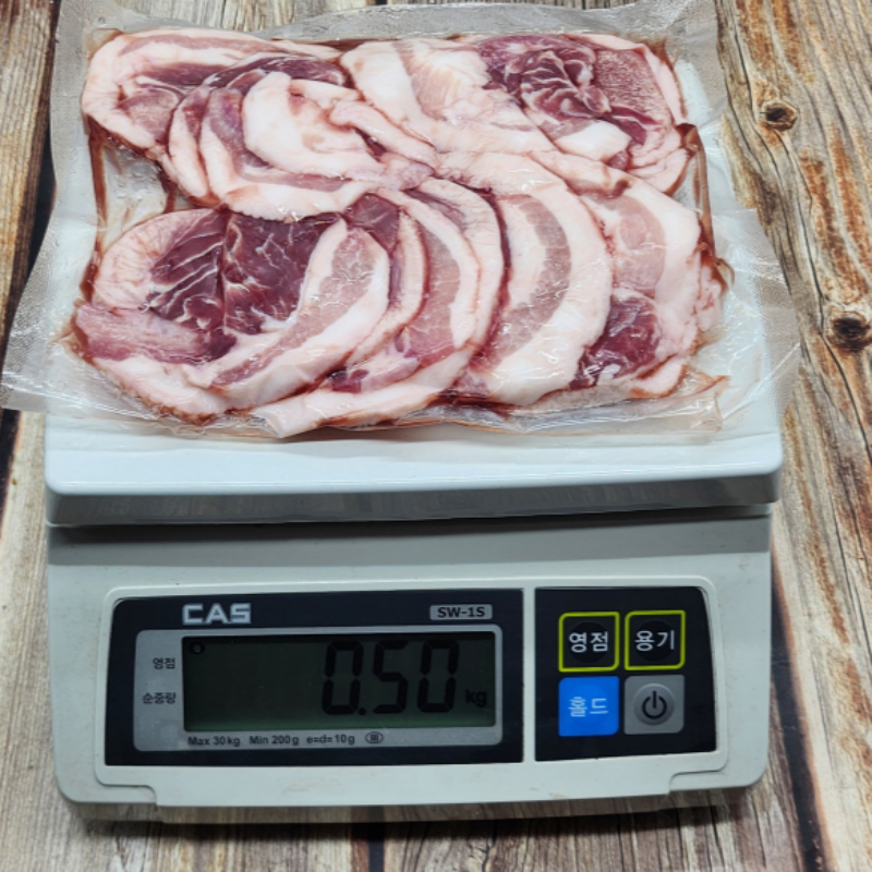 자연가득 뽈살과 두항정살의 콜라보 국내산 돈차돌 500g 이미지 6