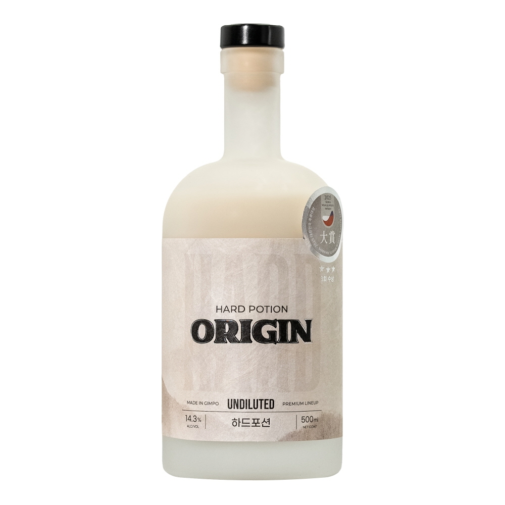 하드포션 막걸리 14.3도 500ml 김포금쌀 프리미엄 탁주 팔팔막걸리 양조장