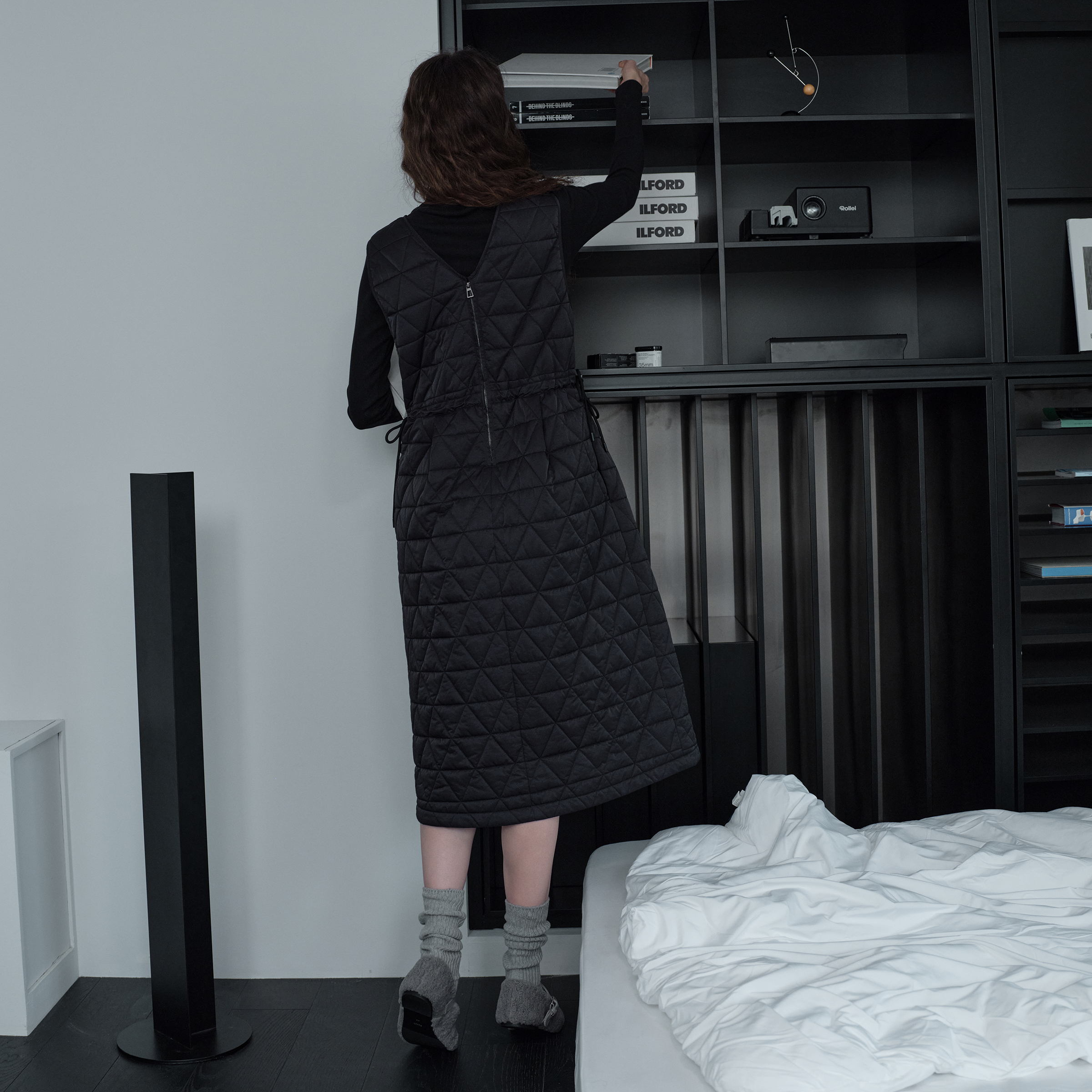 [네이버 단독][N도착보장][쥬시쥬디] 퀼팅뷔스티에원피스 JZOP724B - 상세 이미지 4