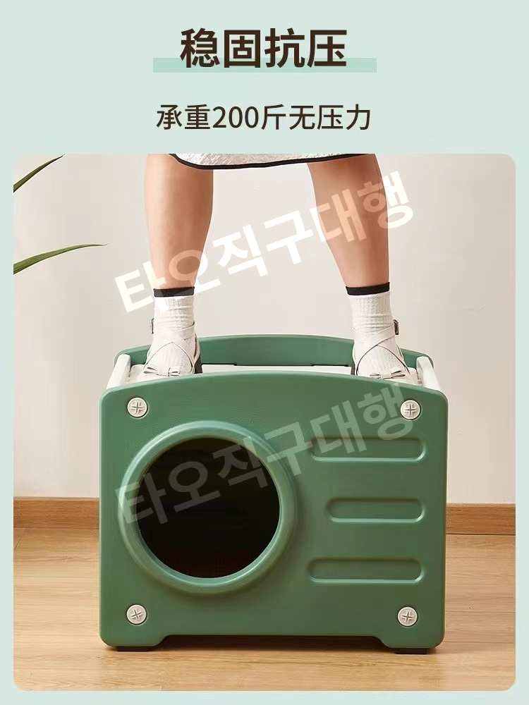 길고양이겨울집 하우스 방수 급식소 길냥이 겨울 숨숨집 보온 야외 집 실외 - 상세 이미지 3