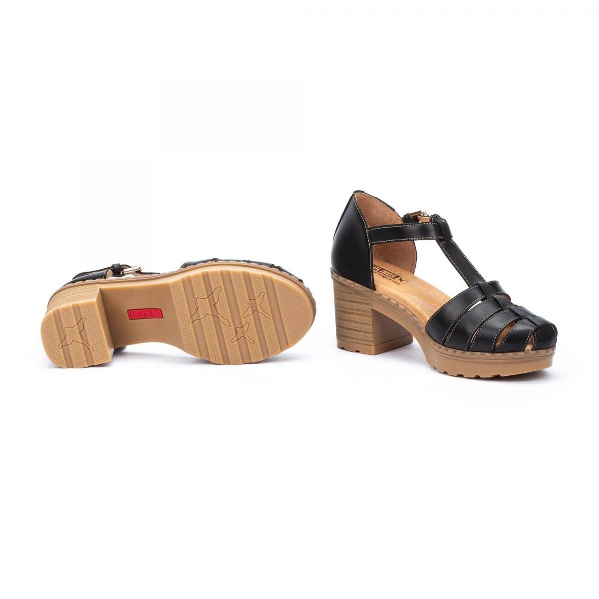 피콜리노스 트렌디 스트랩 샌들 힐 CANARIAS W8W-1873 BLACK - 상세 이미지 5