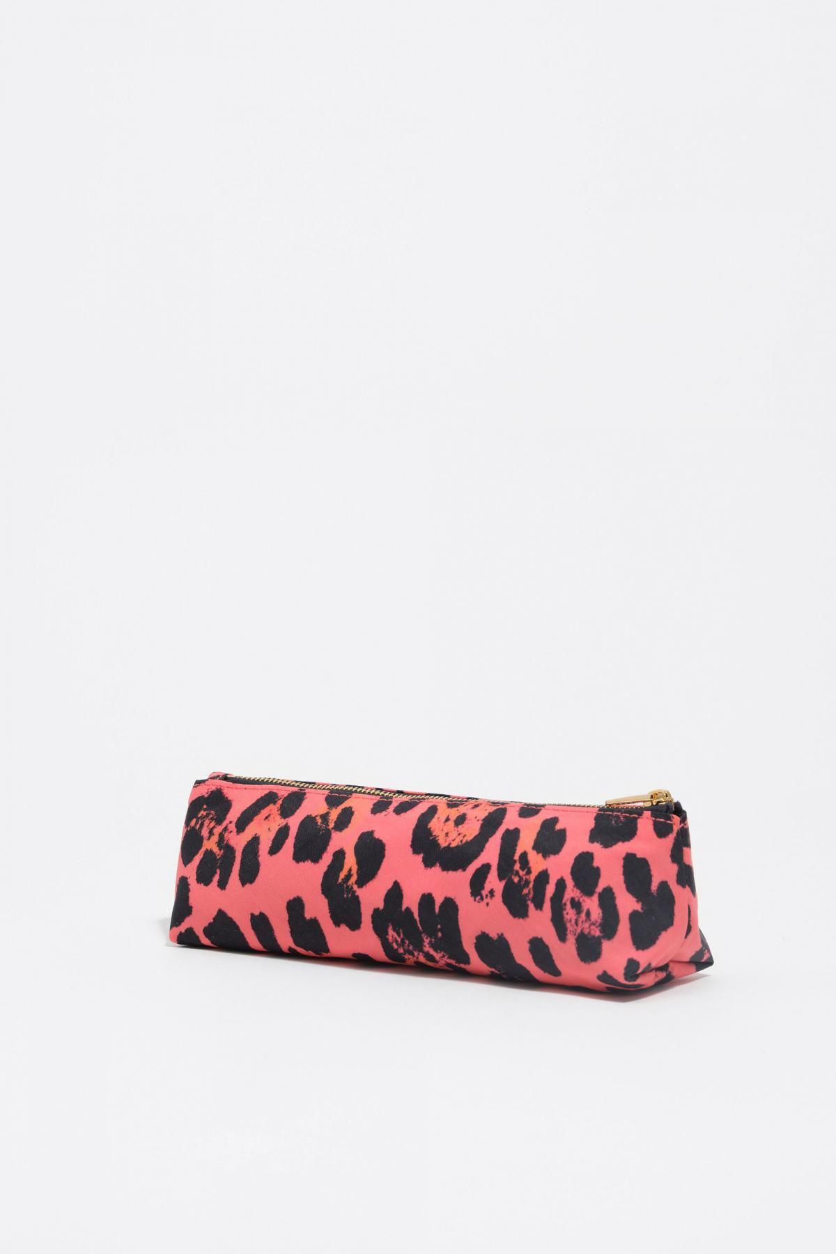 빔바이롤라 레오파드 패턴 일렉트릭핑크 나일론 코스메틱 파우치 252BBK449.10340 LEOPARD ELECTRIC PINK - 상세 이미지 4