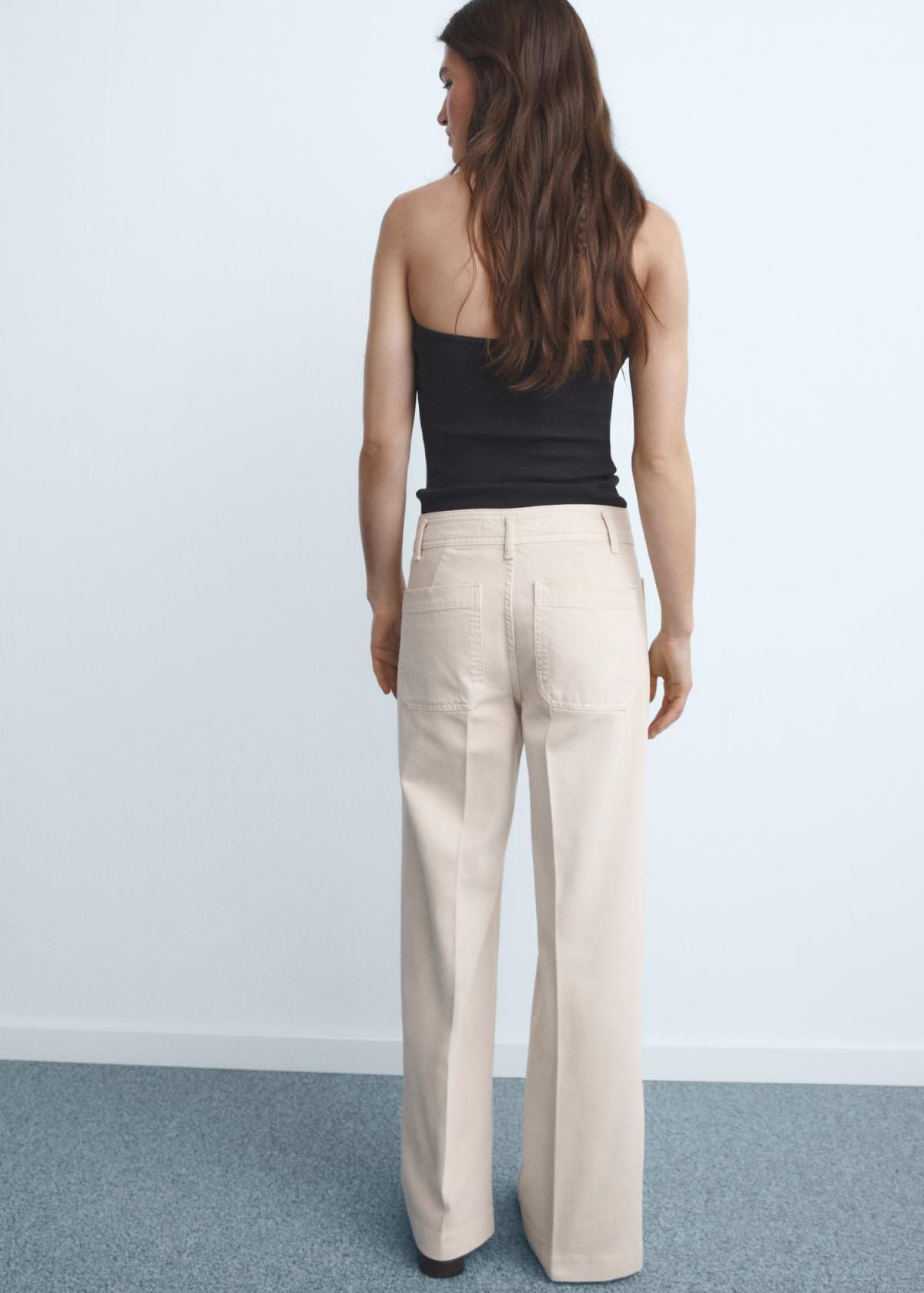 망고 트렌디 와이드핏 하이웨스트 데님 와이드 팬츠 17074437 ARENA - 상세 이미지 3