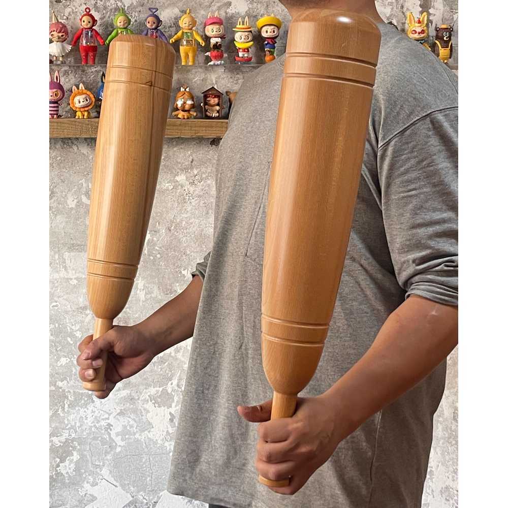 페르시안밀 우드 스틱 크로스핏 보조 홈트 코어운동 2-3kg - 상품 이미지