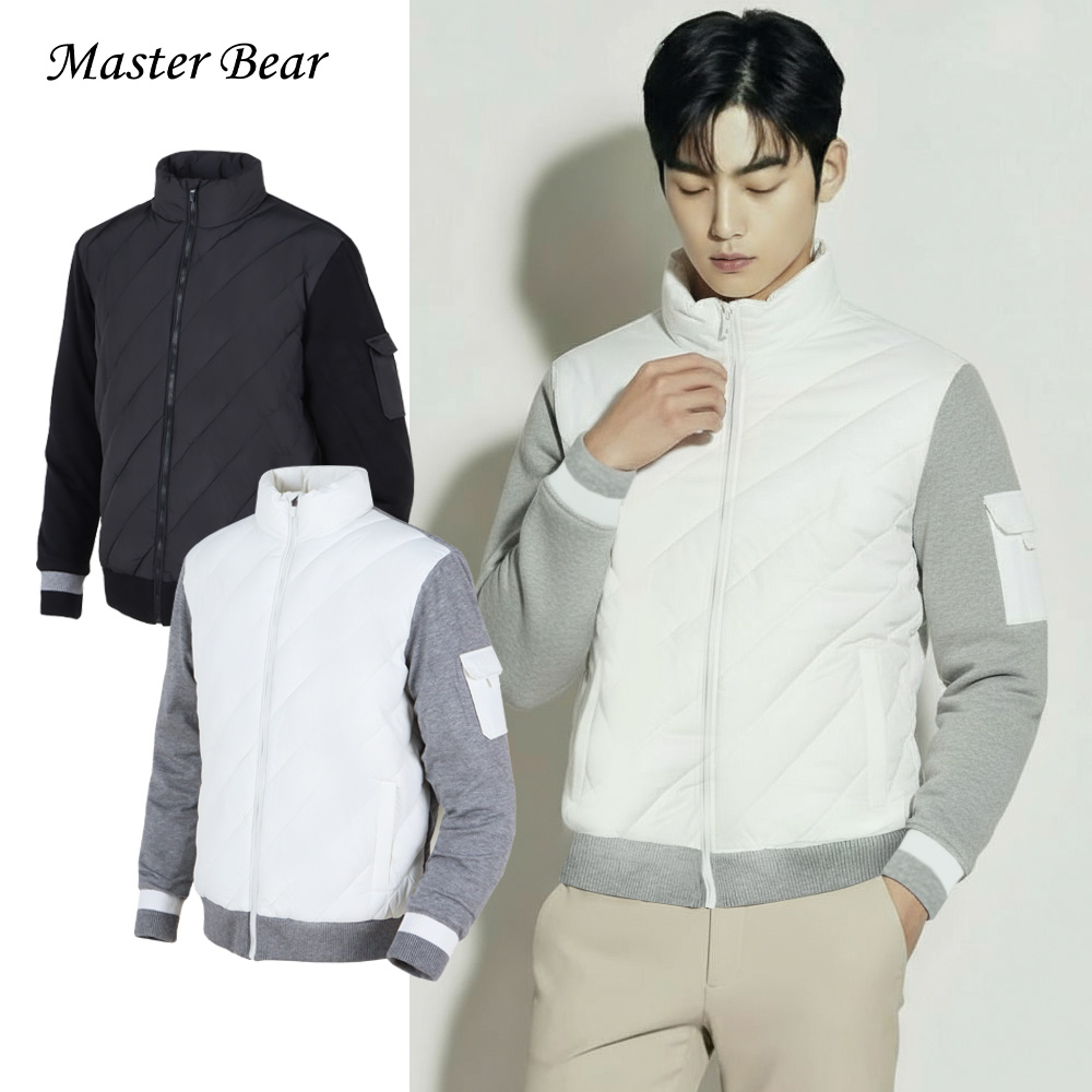 마스터베어 남성 골프 패딩 퀼팅 자켓 MB158 - 상품 이미지