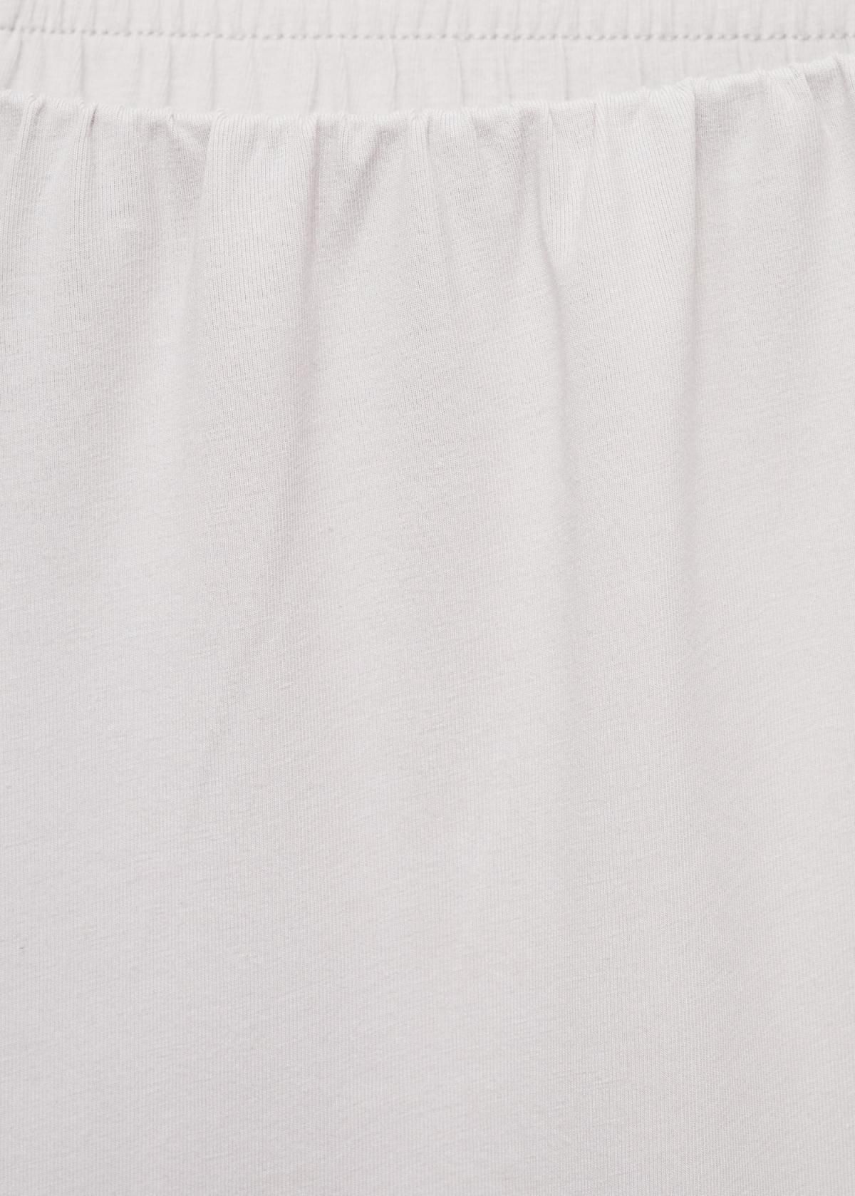 망고 라이트웨이트 플루이드 코튼 와이드 팬츠 17081539 GRIS CLARO/PASTEL - 상세 이미지 5